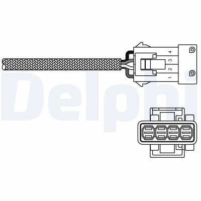 DELPHI ES20230-12B1 Sonda Lambda foto