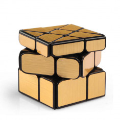 Cub Rubik 3x3x3 MoYu Wind Mirror Cube Auriu 56.5*56.5*56.5 mm foto