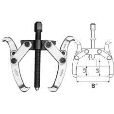 Extractor TOTAL Industrial- rulmenti cu 2 brate - 6&rdquo;