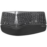 Cumpara ieftin Tastatura wireless si bluetooth Delux GM901D neagra