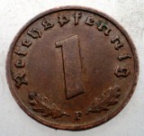 2.430 GERMANIA 1 REICHSPFENNIG 1937 F, Europa, Bronz