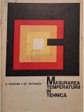 P. Vezeanu - Masurarea temperaturii in tehnica (Editia: 1968)