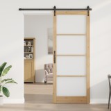 vidaXL ușă de interior cu sticlă &quot;ORKDAL&quot; 93x232x4 cm din lemn masiv de pin