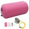 vidaXL Rulou de gimnastică gonflabil cu pompă, roz, 120 x 75 cm, PVC
