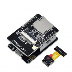 Microcontroler ESP32-CAM cu OV2640 Wi-Fi si camera Bluetooth, 5V foto