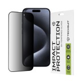 Folie pentru iPhone 15 Pro - Techsuit 111D Privacy Full&nbsp;Glue - Black