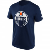 Edmonton Oilers tricou de bărbați Primary Logo Graphic navy - S, Fanatics Branded
