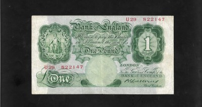 Marea Britanie - ONE POUND 1930 - Catterns foto