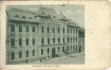 CP1849N Seminarul Andreian &icirc;n Sibiu, carte poștală circulată Lăsău, județul Hunedoara, 1927