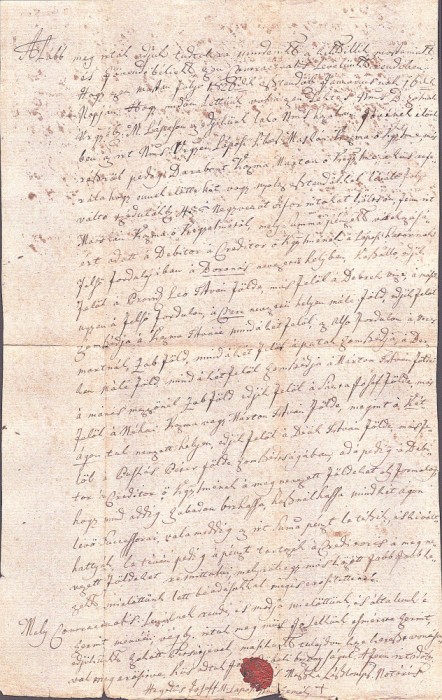 A3062N Zălogire de păm&acirc;nturi contra unul &icirc;mprumut de florini renani, 1826, T&acirc;rgu Lăpuș, Maramureș, cu sigiliu nobiliar &icirc;n ceară roșie, limba maghiară
