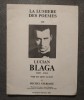 Michel Steriade - La lumiere des poemes de Lucian Blaga, vingt ans apres... 1981