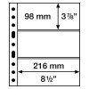 Folie Bancnote Grande 3C, A4, PVC, Transparenta, Set 5 Bucati, Leuchtturm