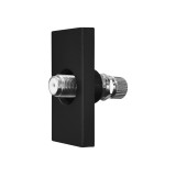 Priza TV satelit modulara 1M Luxion, negru, compatibila cu rame din sticla