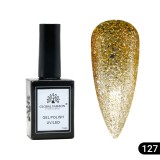 Oja semipermanentă Global Fashion, Gel polish&nbsp;Elite Glow 15&nbsp;ml,&nbsp;127