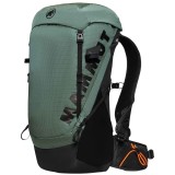 Rucsac Drumetie Mammut Ducan 30L, Dark Jade-Black, Usor, Buzunare Laterale, Sistem Ventilatie, Husa Ploaie