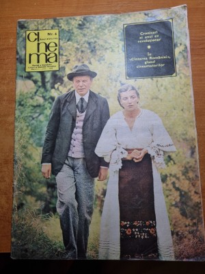 cinema iunie 1978-interviu rodica tapalaga,constantin vaeni foto