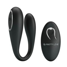 Algernon - Vibrator wireless pentru cuplu, 9.6 cm, negru foto