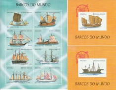 ANGOLA 1999 TRANSPORT MARITIM CORABII VAPOARE foto