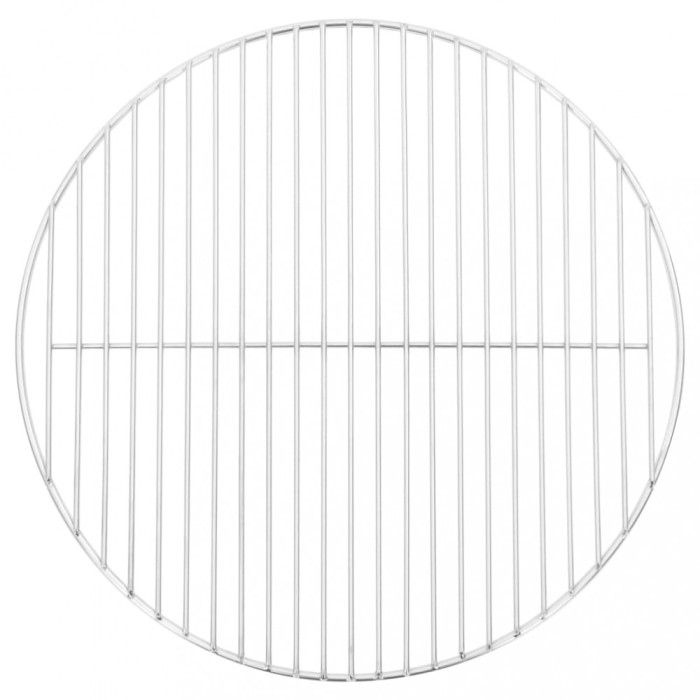 vidaXL Grill pentru grătar rotund, &Oslash;44,5 cm, oțel inoxidabil 304