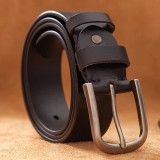 Cumpara ieftin Curea pentru barbati C-141, piele naturala, Negru