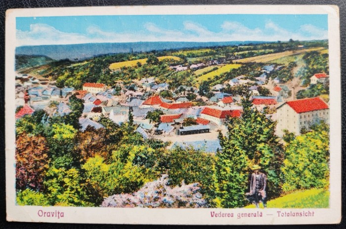 Oravita 1926 ? - Vederea generala - Totalansicht - printata, color, necirculata, Editura Scoalelor