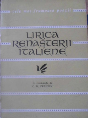 LIRICA RENASTERII ITALIENE-COLECTIV foto