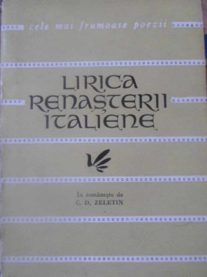 LIRICA RENASTERII ITALIENE-COLECTIV-217236 foto