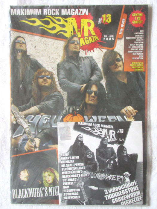 MAXIMUM ROCK MAGAZIN # 13 Iulie-august 2005. Revista + CD