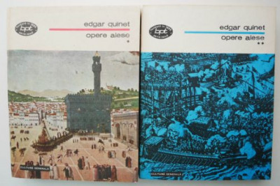 Opere alese (2 volume) &amp;ndash; Edgar Quinet foto