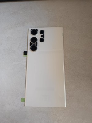 Capac Original Samsung Galaxy S23 Ultra cu Geam Camera (NOU) GOLD foto