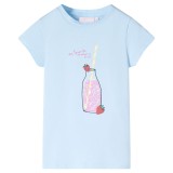 Tricou pentru copii, albastru pal, 92