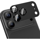 Folie Camera pentru IPhone 18 Pro, protectie metalica, Negru