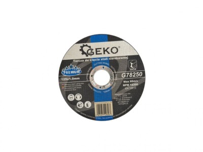 Disc pentru metal, 125x1.0x22.23mm, Geko Premium G78250 foto