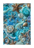 Cumpara ieftin Sticker decorativ, Stea de mare, Albastru, 85 cm, 6193ST
