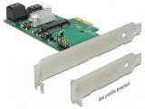 PCI Express cu 3x SATA 6 Gb/s Hybrid + 1x mSATA, Delock 89371