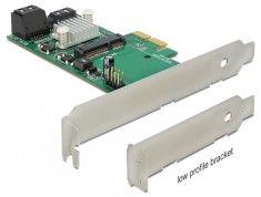 PCI Express cu 3x SATA 6 Gb/s Hybrid + 1x mSATA, Delock 89371