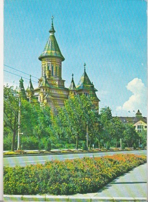 bnk cp Timisoara - Catedrala ortodoxa - circulata - marca fixa foto