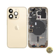 Capac Baterie Apple iPhone 14 Pro Cu Carcasa Mijloc Auriu Swap