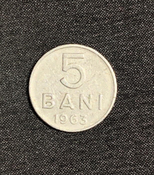 Moneda 5 bani 1963 RPR