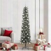 VidaXL Brad de Crăciun artificial cu 300 LED Verde 58 x 58 x 210 cm 3395955
