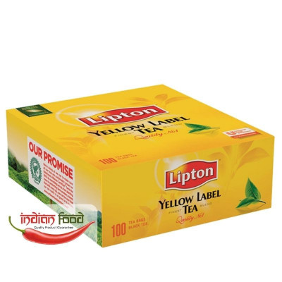 Lipton Yellow Label Tea (Ceai Negru Lipton Pliculete) 100 Tea Bags foto