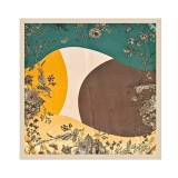 Cumpara ieftin Esarfa din satin turcoaz bej