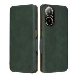 Husa 360&Atilde;&sbquo;&Acirc;&deg; Realme C67 4G Techsuit Safe Wallet Plus, verde