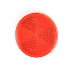 Catadioptru rotund cu adeziv FI-61 WAS , rosu, montaj universal