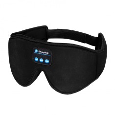 Casti de dormit cu masca pentru ochi, Cozevdnt, Bluetooth 5.0, 3D, negru, pentru somn lateral