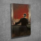 Tablou decorativ, Vega, Canvas 100 procente, lemn 100 procente, 30 x 40 cm, 265VGA1001, Multicolor