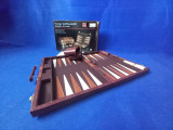joc de table vintage - Prestige Backgammon _ cutie din piele ecologică