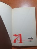 agenda nescrisa din anul 1974