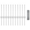 vidaXL Gard S&acirc;rmă Sudată Argintiu 0.4x25 m Oțel Galvanizat, Rezistent UV, Ideal Gradina