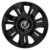 Cumpara ieftin Set 4 capace roti Supernova black laquered R16 Compatibil Cu Peugeot